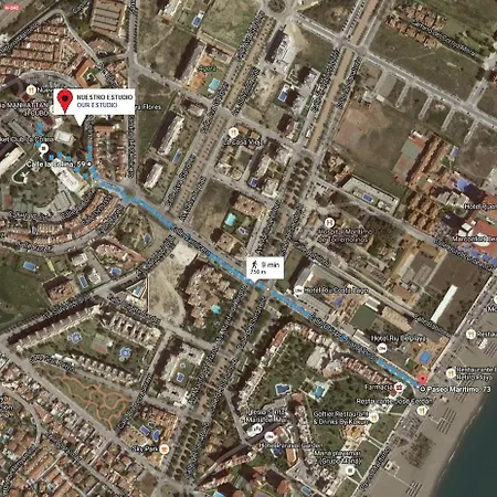 Estudio Iii Vistas Mar, Tren Y Malaga Daire Torremolinos